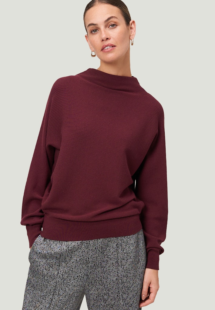 Pullover mit Stehkragen