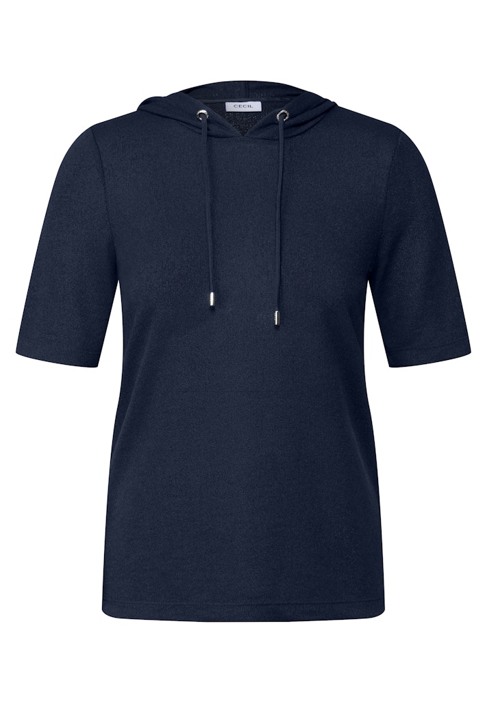 Cecil Crepe Hoodie-Shirt
