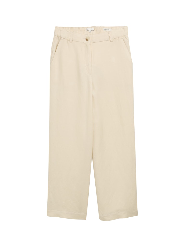 Tom Tailor Culotte Hose mit Leinenanteil