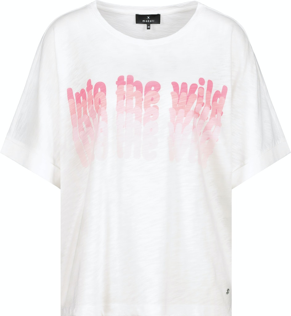 Monari T-Shirt mit Schriftzug