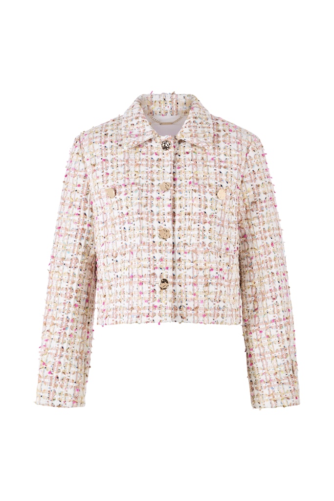 Rich & Royal Boxy jacket with shirt collar