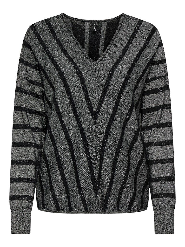 Glitzer-Strickpullover