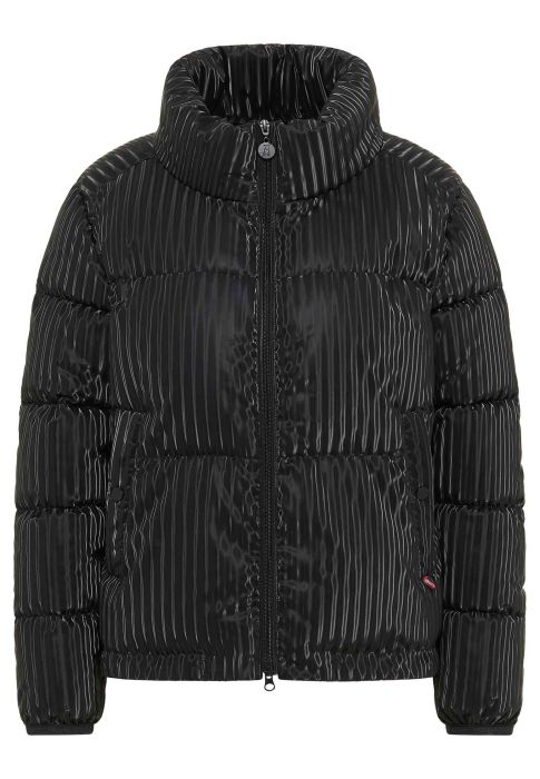 Glänzende Steppjacke