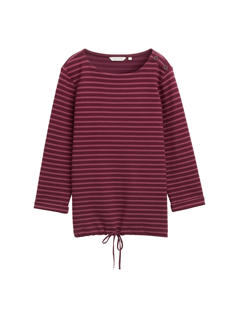 Tom Tailor Langarmshirt mit Knopf-Details