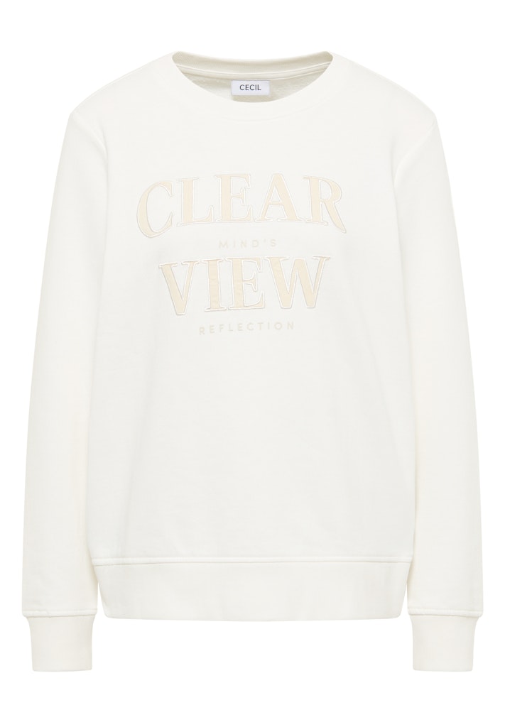 Sweatshirt mit Wording