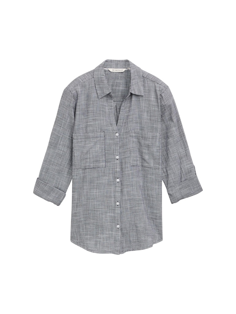 Bluse mit Brusttaschen