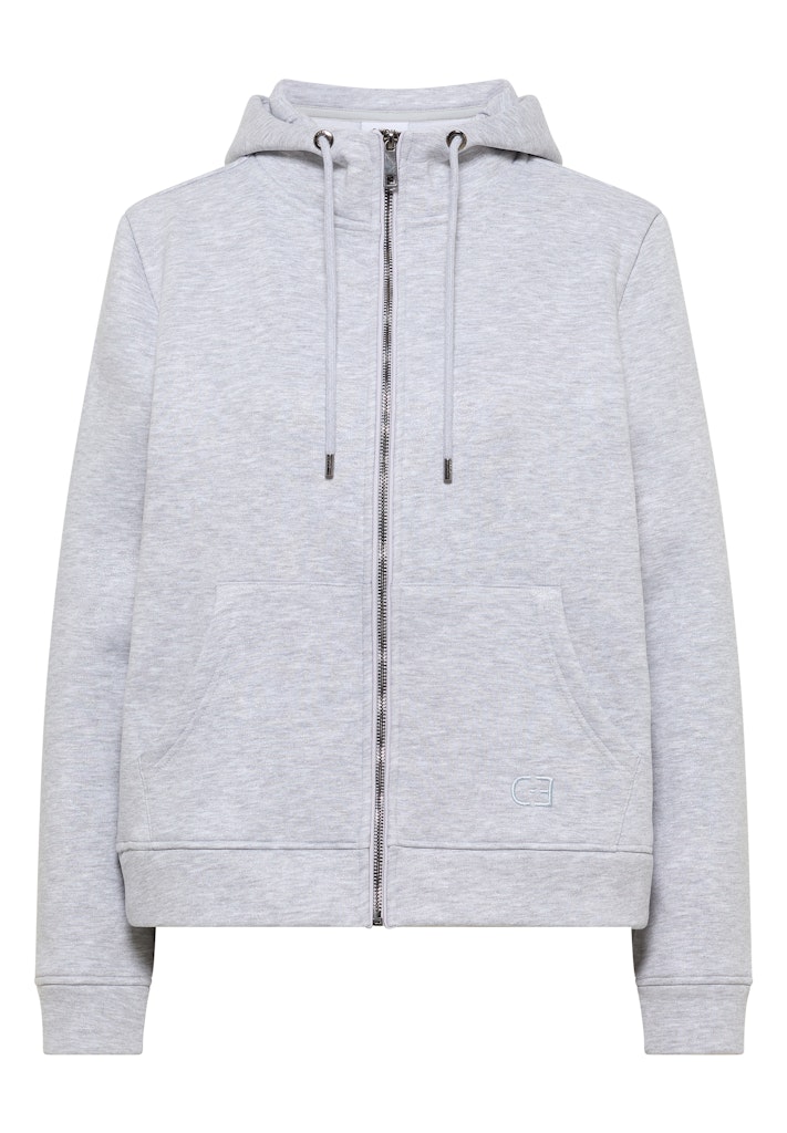 Glitzernde Hoodie Sweatjacke