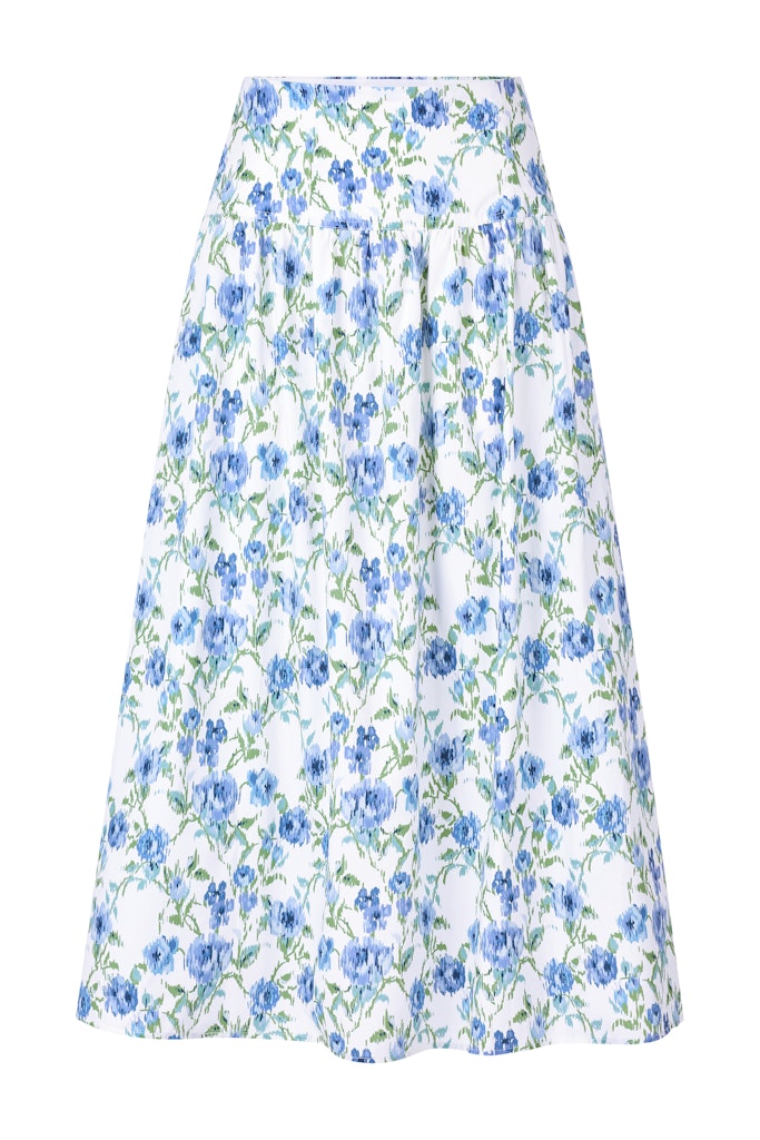 Rich & Royal Midi-Rock mit floralem Print