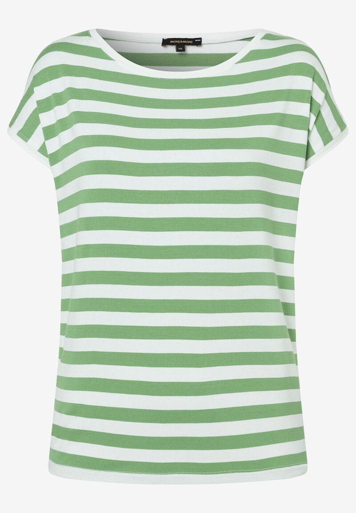Streifenshirt grün/ecru Sommer-Kollektion