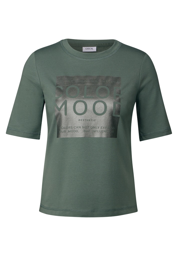Cecil Softes Shirt mit Folienprint