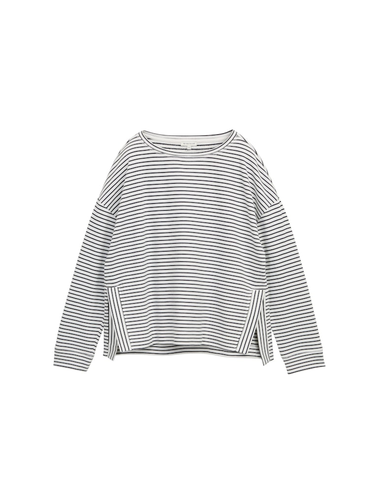 Tom Tailor Sweatshirt mit Streifenmuster