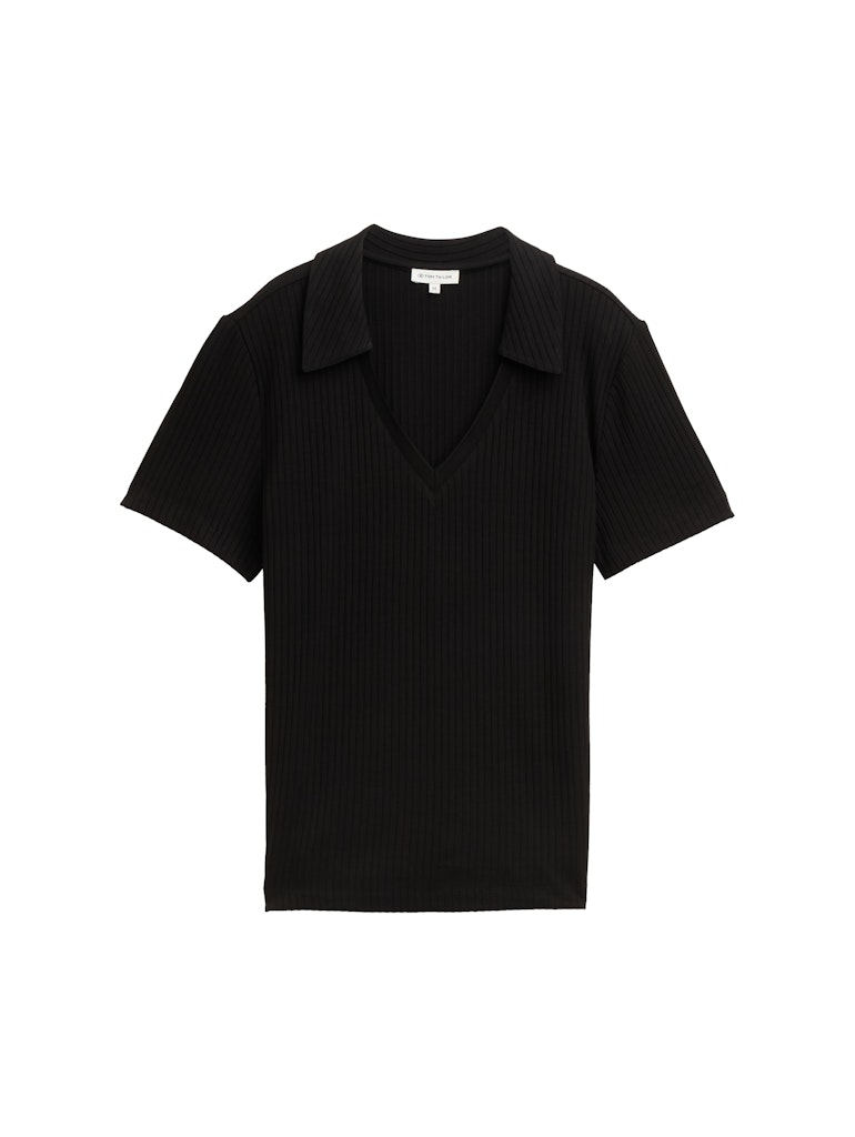 Tom Tailor T-Shirt in Polo-Optik