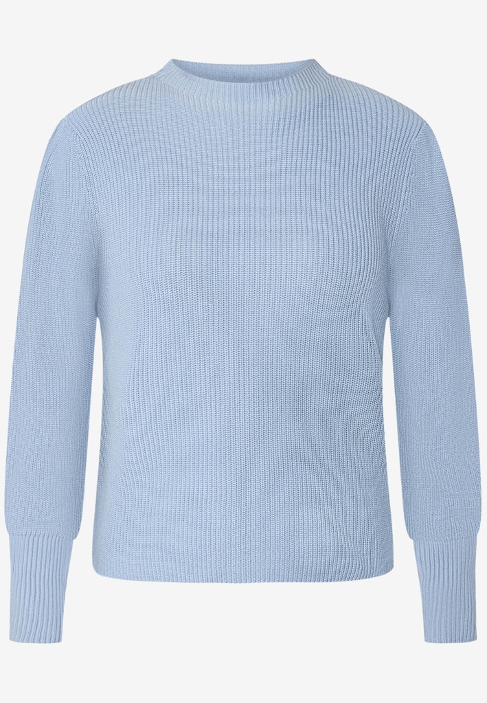 Strickpullover mit Ballonärmeln