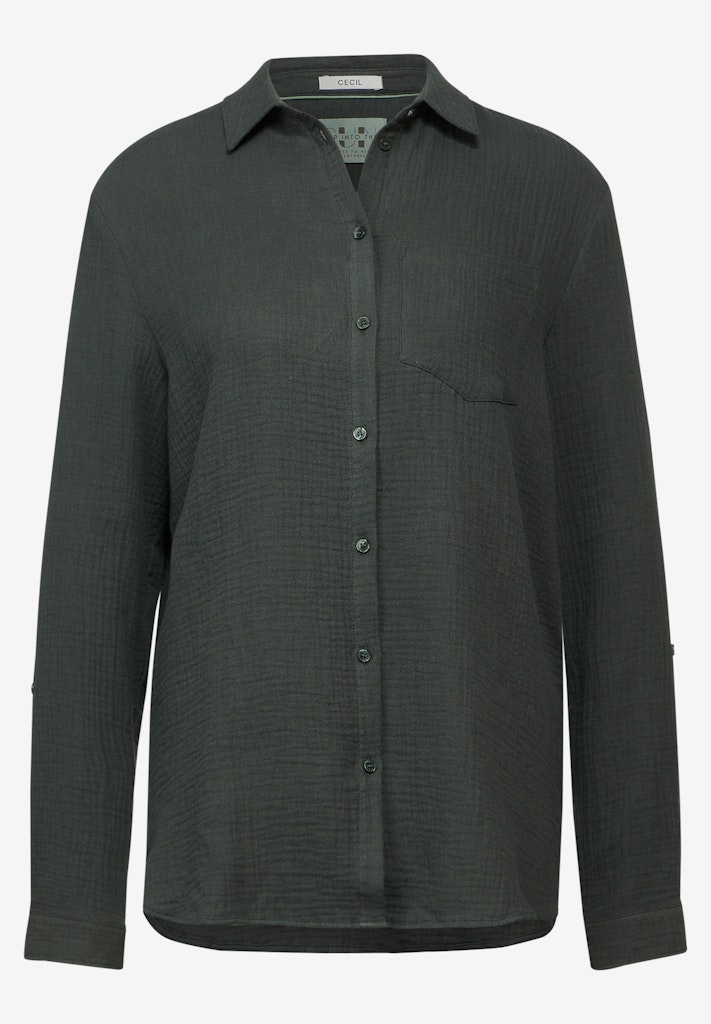 Musselin Hemdbluse