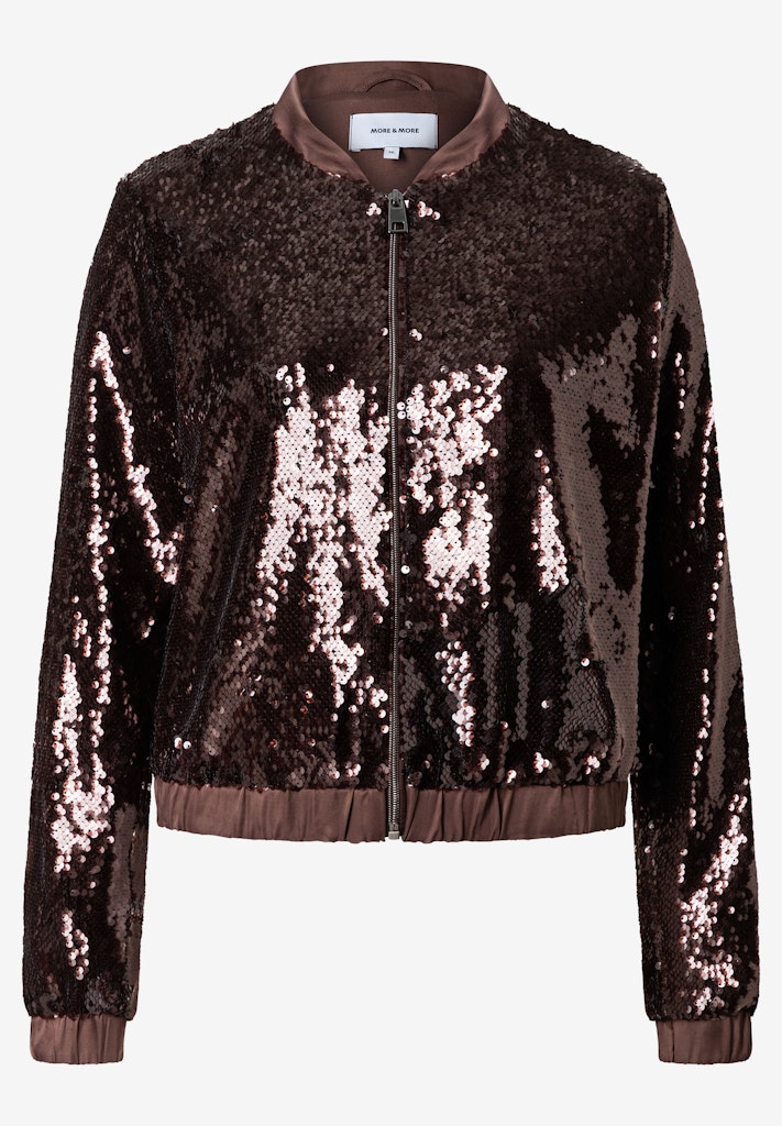 Pailletten-Blouson