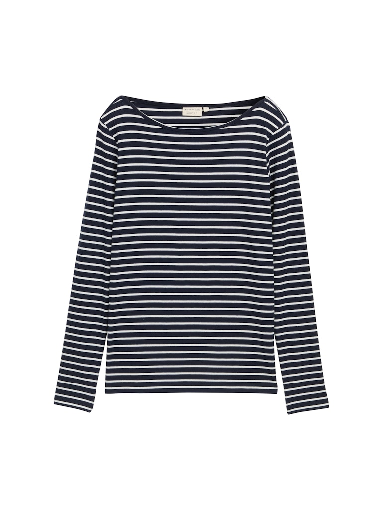 Tom Tailor Langarmshirt mit Streifenmuster