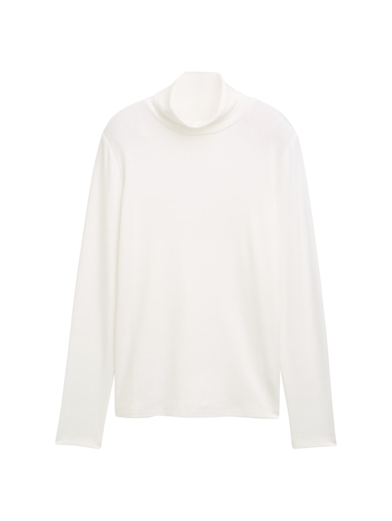 Langarmshirt mit Rollkragen