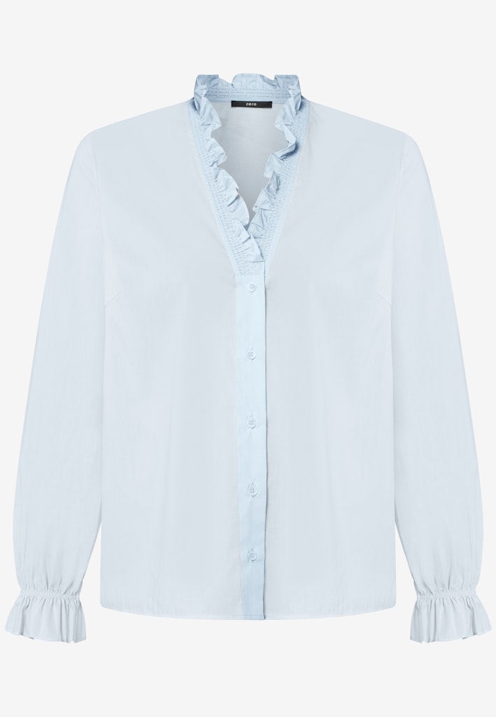 Bluse mit Rüschen