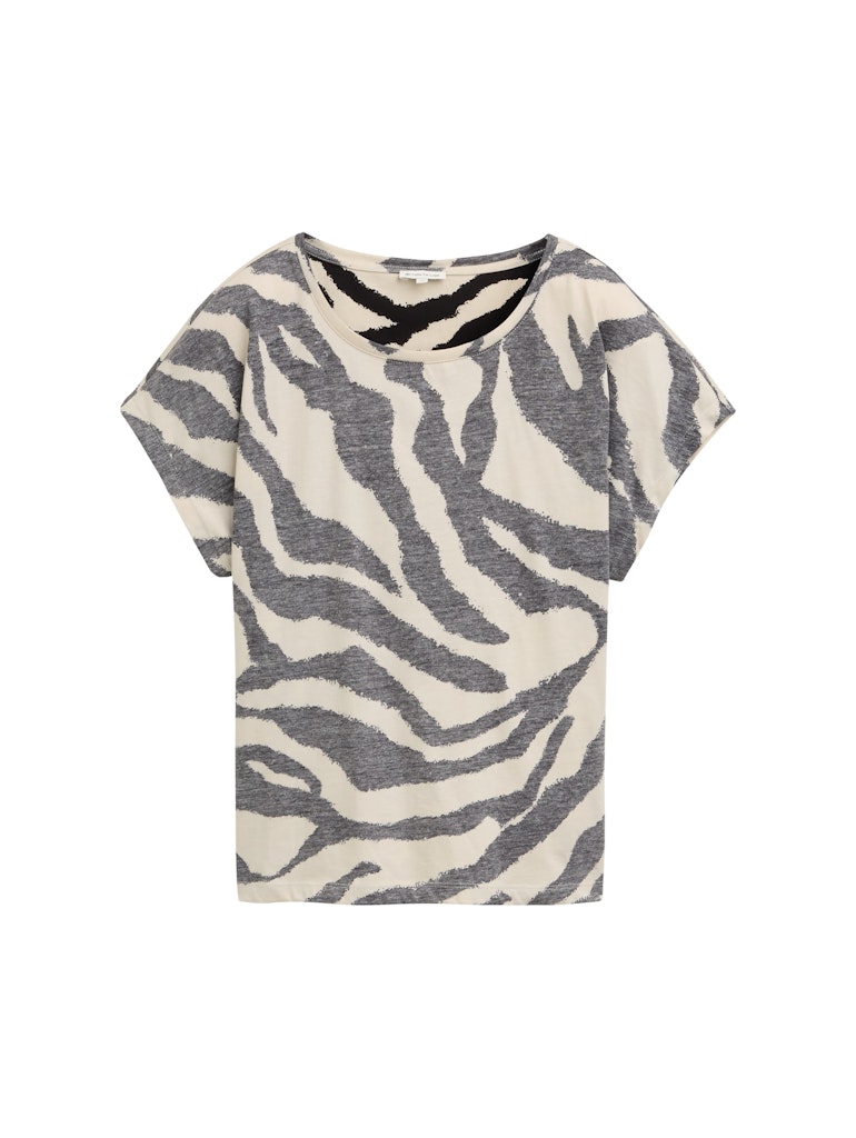 Tom Tailor T-Shirt mit Inside-Out Print