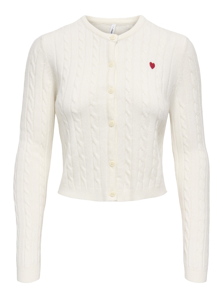 Cardigan mit Herzaufnäher