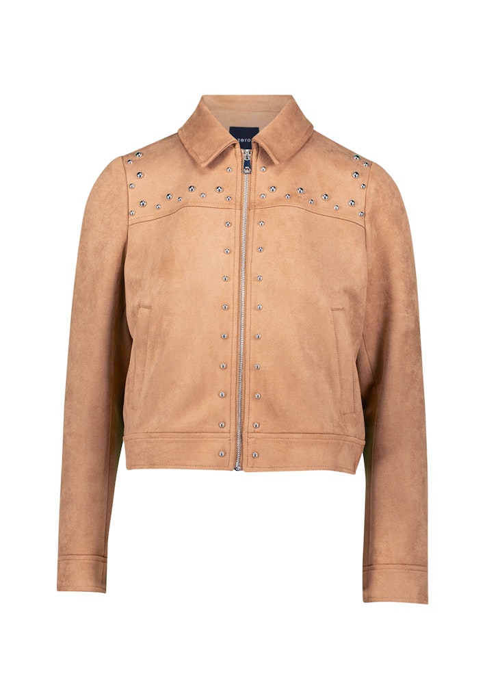 Zero Jacke in Wildlederoptik
