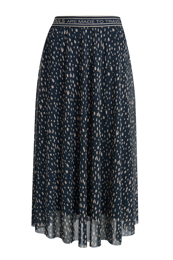 Printed Mesh Skirt