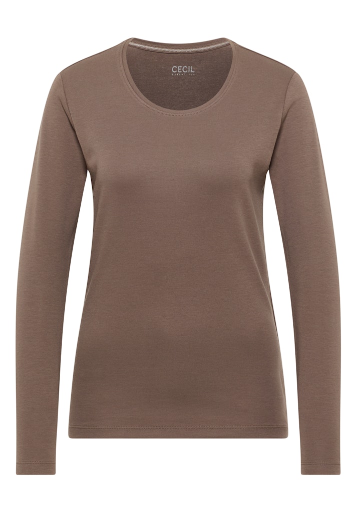 Basic Langarmshirt "Pia"