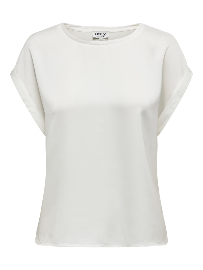 ONLLIEKE S/S SATIN MIX TOP WVN NOOS