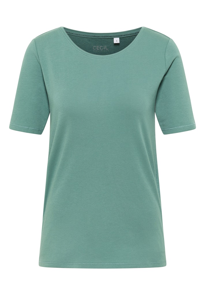 T-Shirt in Unifarbe